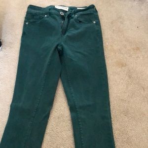 Green jeggings